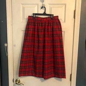 Vintage Sears Plaid Skirt